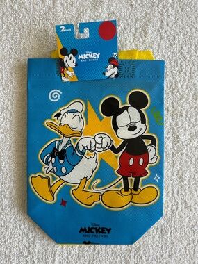 Disney Mickey & Friends Donald Reusable Mini Tote Bag 2 Pack